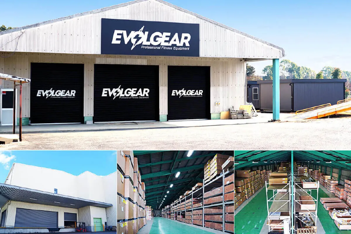 自社国内倉庫完備